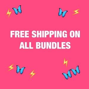 FREE shipping on bundles!